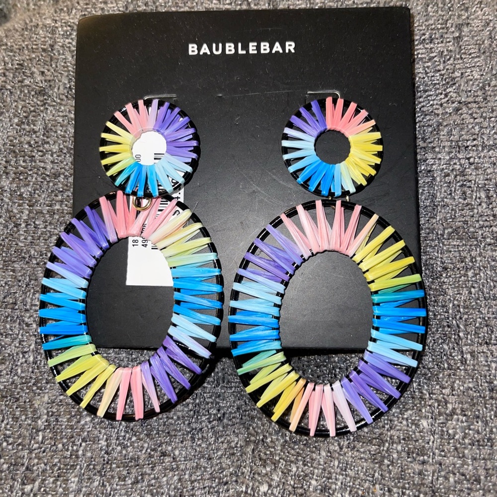 Baublebar Kiera Raffia Statement Earrings